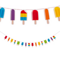 Ice Pop Glitter Garland – 7 Ft. Summer Party Décor