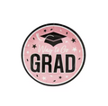 7 1/4" Way to Go Grad Disposable Paper Dessert Plates - 25 Ct.