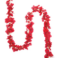 Red Wisteria Floral Garland – 12 Ft. Decorative Accent