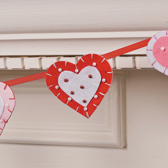 Layered Heart Garland