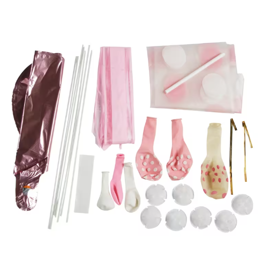 23" Pink Balloon Bouquet Set – Complete Balloon Decoration Kit