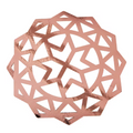 Rose Gold Disposable Charger Plates – 24 Count
