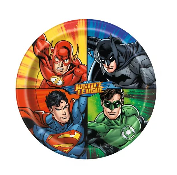 Round Disposable Paper Dinner Plates - 8 Ct.