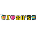 80s Party Garland 9-inch