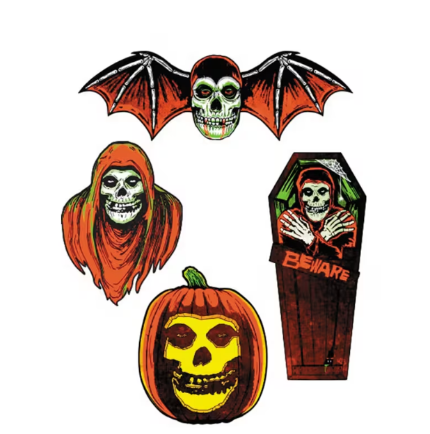 4 Pc. Misfits Fiend Series 1 Cutout Wall Decorations