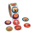 Halloween Sticker Roll - 100 Pc.
