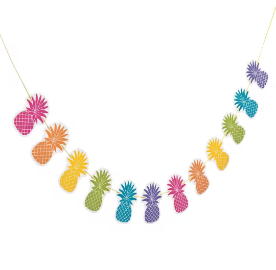 Bright Pineapple Garland