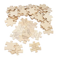 Blank Wood Puzzle Pieces - 50 Pc.