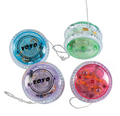 2" Colorful Light-up Champion Plastic YoYos - 12 Pc.