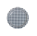 Navy Gingham Paper Dessert Plates - 8 Ct.