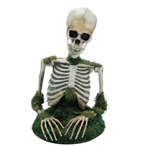 12" Mossy Skeleton Tabletop