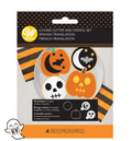 Pumpkin and Circle Halloween cookie cutter and stencil set 4 piece
