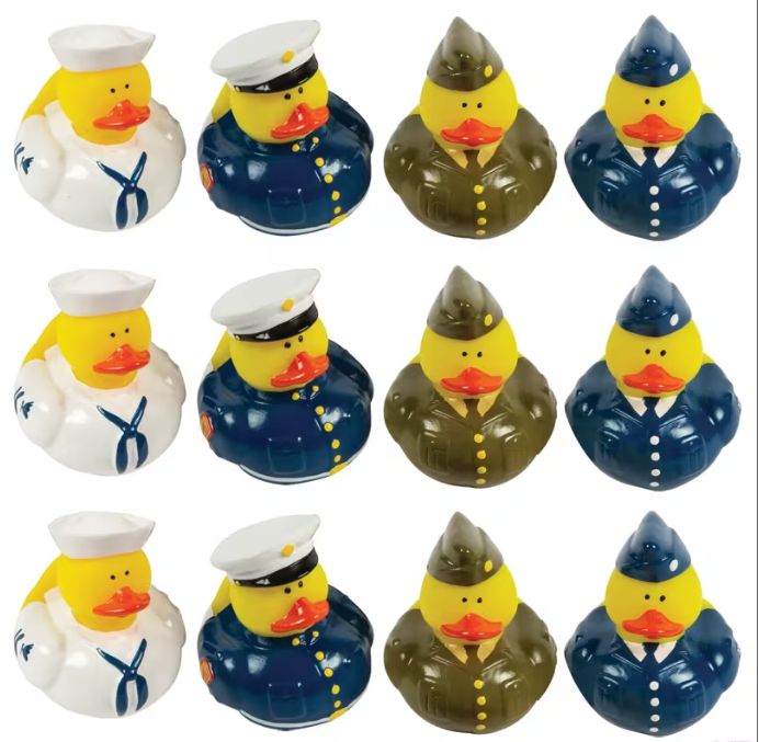 Armed Forces Rubber Duckies – 2" Fun Collectibles