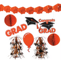 Graduation Party Tabletop & Hanging Decor Decorating Kit - 9 Pc.