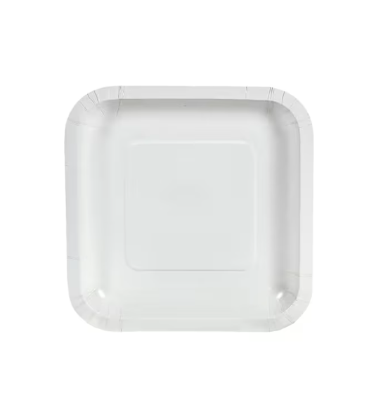 Square Paper Dessert Plates - 24 Ct.