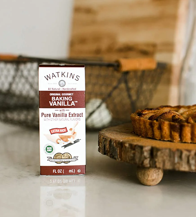 Watkins All Natural Original Gourmet Baking Vanilla, with Pure Vanilla Extract, 8 Fl Oz