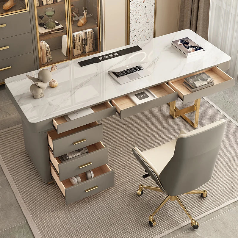 Space Saving Motion Desk Narrow Table Ideal Home Offices Trendy Bureaux Effortless Work Style Mesa Para Computador Furniture