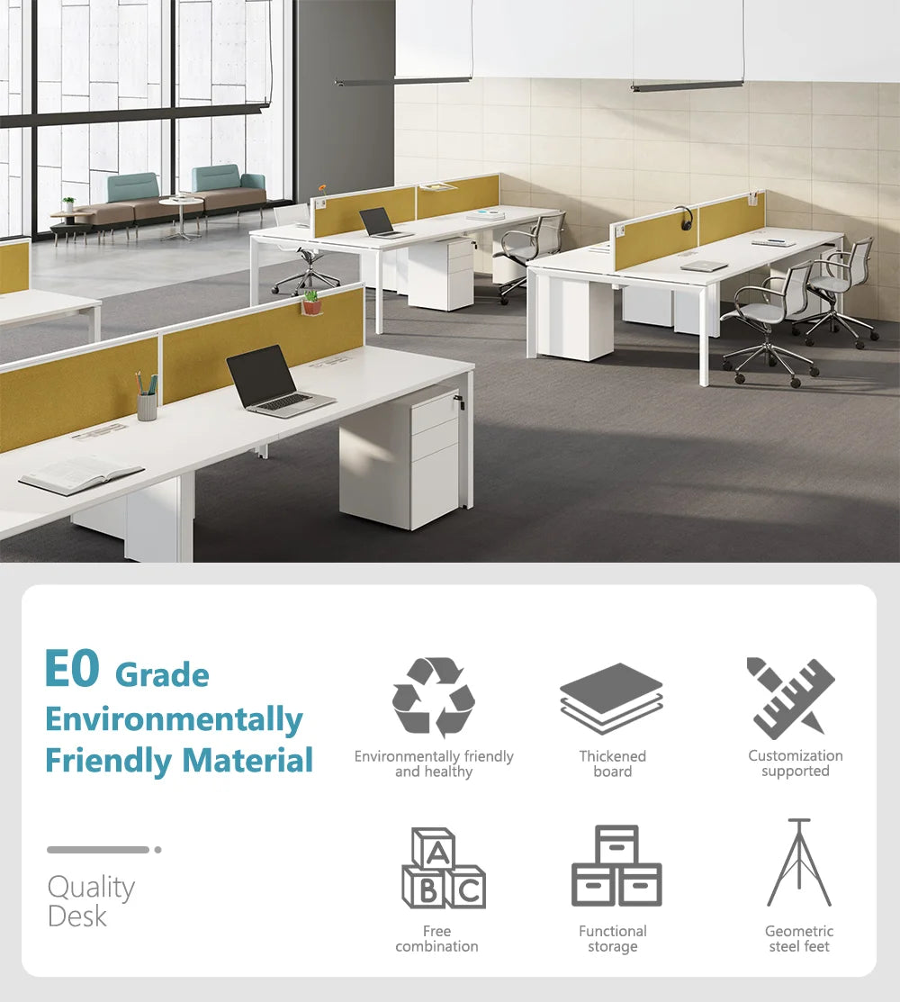 Factory Wholesale Workstation Desk Furniture Modern Employee Modularization Office Table  boss office desk