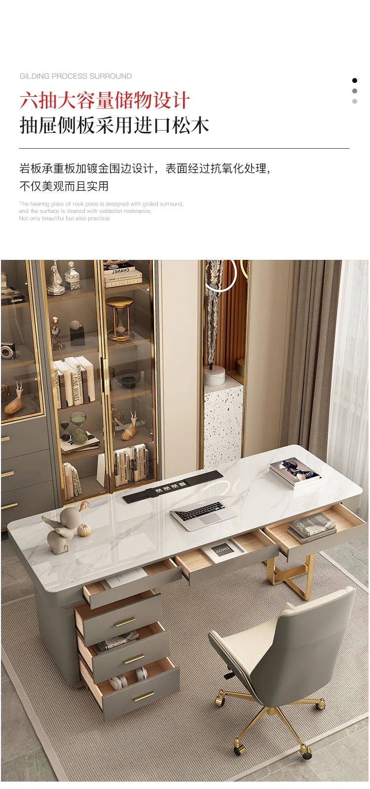 Space Saving Motion Desk Narrow Table Ideal Home Offices Trendy Bureaux Effortless Work Style Mesa Para Computador Furniture