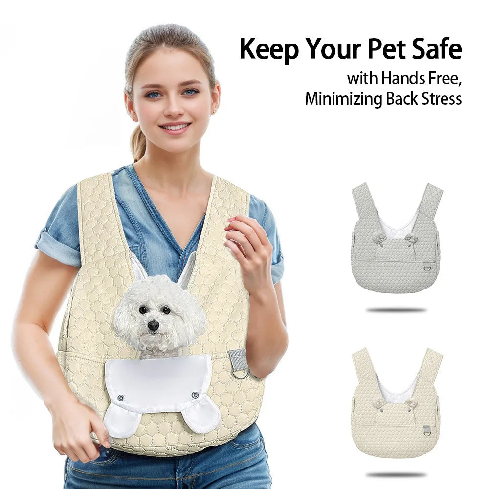 Pet Backpack Portable Backpack Travel Pet Chest Bag Cat Dog Carrier