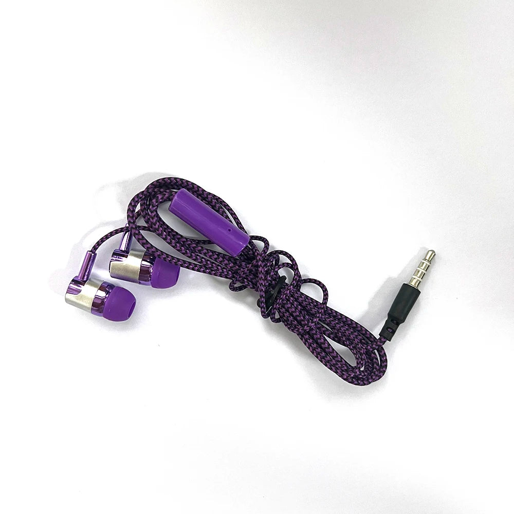 Wired In-ear Earphone In Ear Noise Cancellation Ergonomic Design Stereo Sports Music Headphones For Mobile Phone Everyday Use