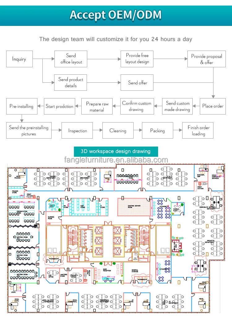 Workstation Desk with Office Partition and Modern Design for Office Desk  boss office desk