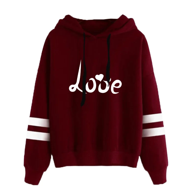 Women Sweatshirt Outdoors Spring Summer Versatile Pullovers Hot Sale Hoodies Stripe Style Fashion Casual Sports Daily Simplicity