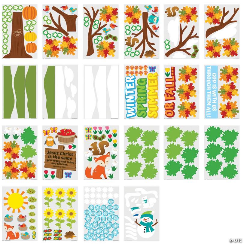 Seasons of Faith Bulletin Board Set - 226 Pc.