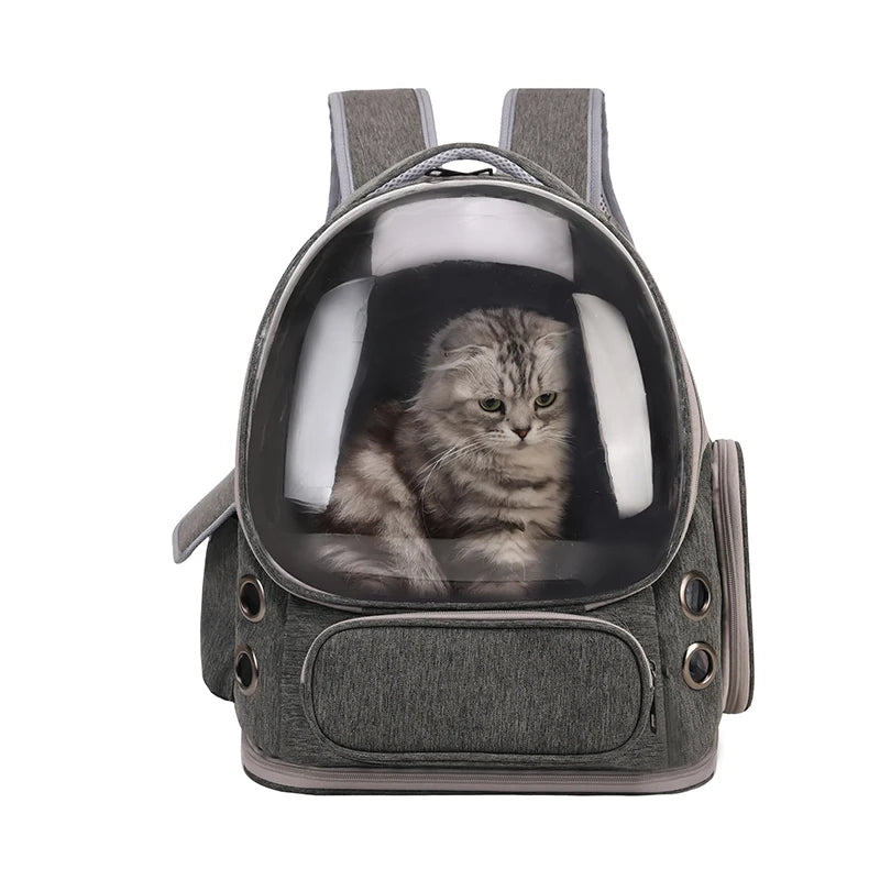 Pet Backpack Portable Travel Backpack Dogs and Cats Travel Portable Back Bag  Large capacity, Pet Carrier Bag for Cats and Dogs