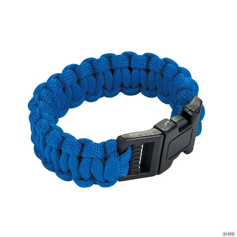 Small Blue Paracord Bracelets - 6 Pc. | Elite Festo