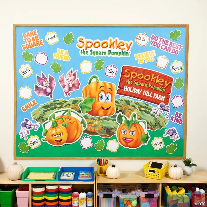 Spookley the Square Pumpkin™ Classroom Bulletin Board Set - 12 Pc.