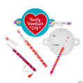 Stacking Pencil Valentine Exchanges with Card for 24