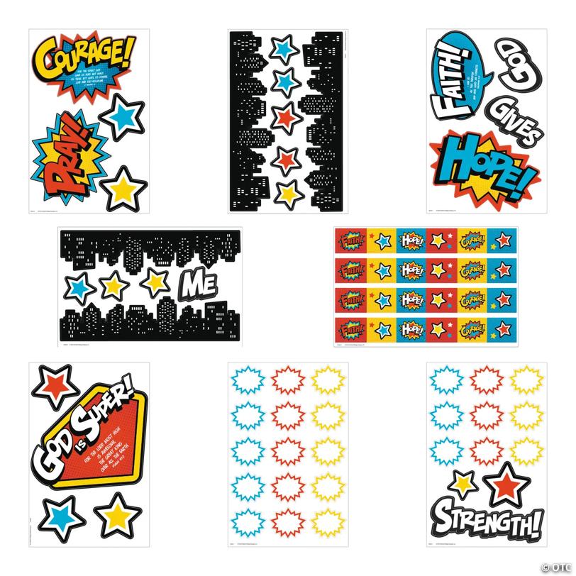 Superhero VBS Bulletin Board Set