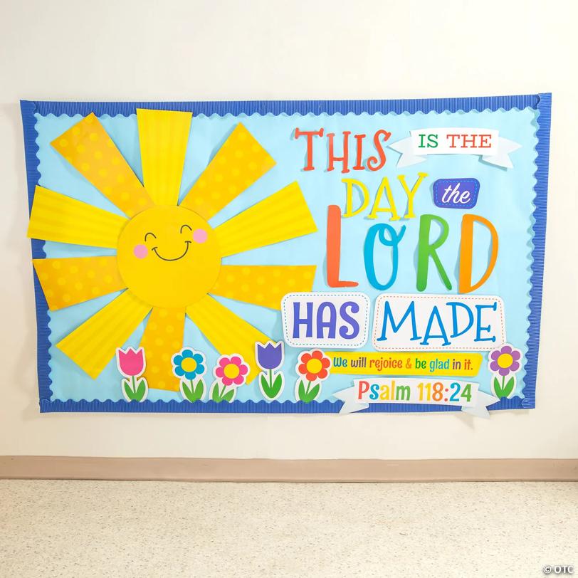The Day the Lord Has Made Classroom Bulletin Board Set - 40 Pc.