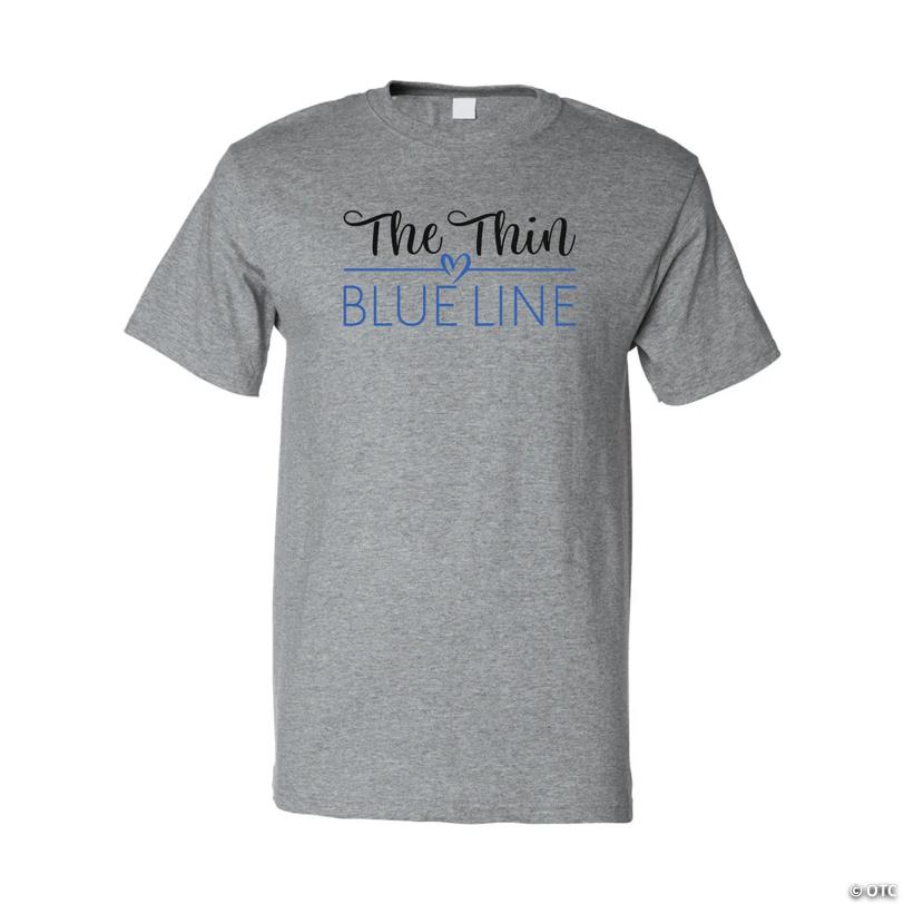 The Thin Blue Line  Adult's T-Shirt