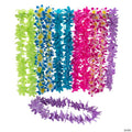 Tropical Ombre Polyester Leis – 12 Pc. | Elite Festo