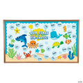 Under the Sea Cardstock Bulletin Board Decorating Set - 71 Pc.