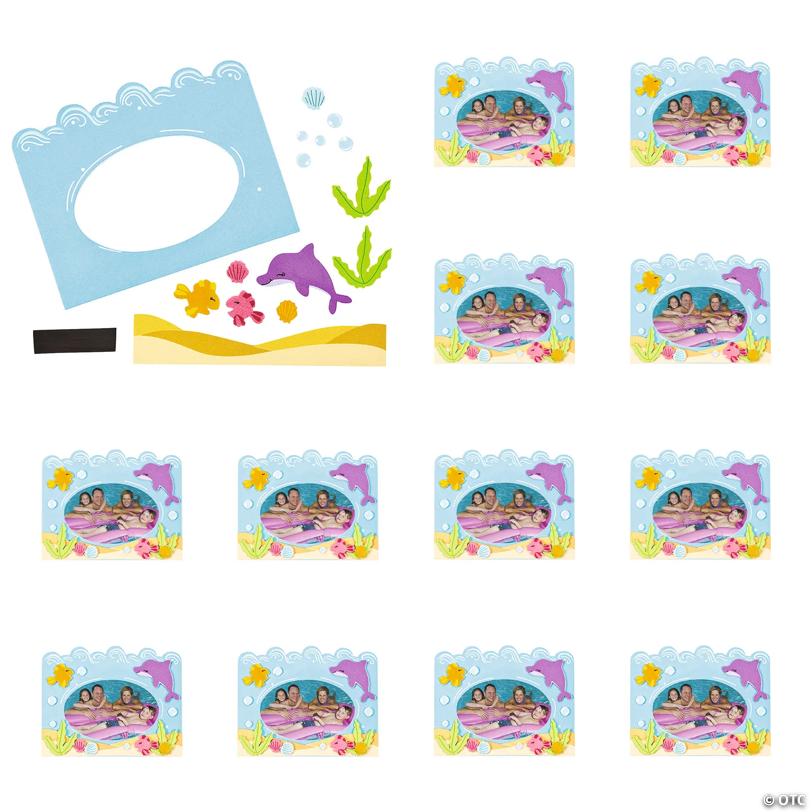 Under the Sea Picture Frame Magnet Craft Kit - Makes 12