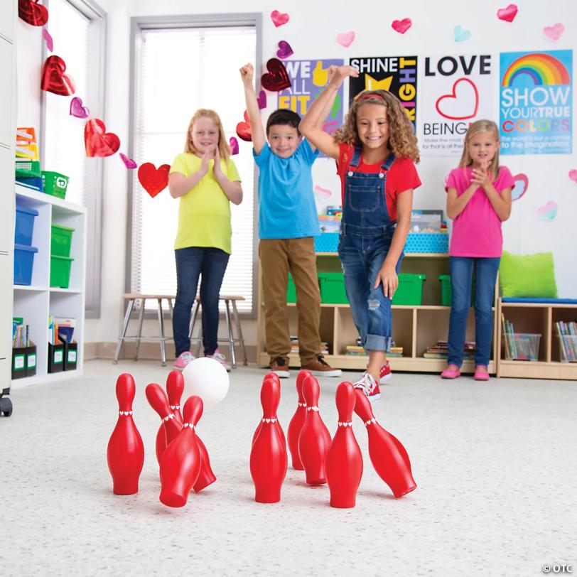 Valentine Bowling Set