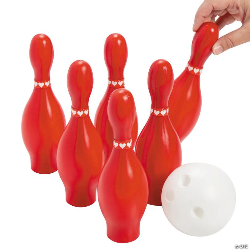 Valentine Bowling Set