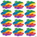 Vibrant Paw Print Bracelets - 144 Pc. for Fun Events and Rewards