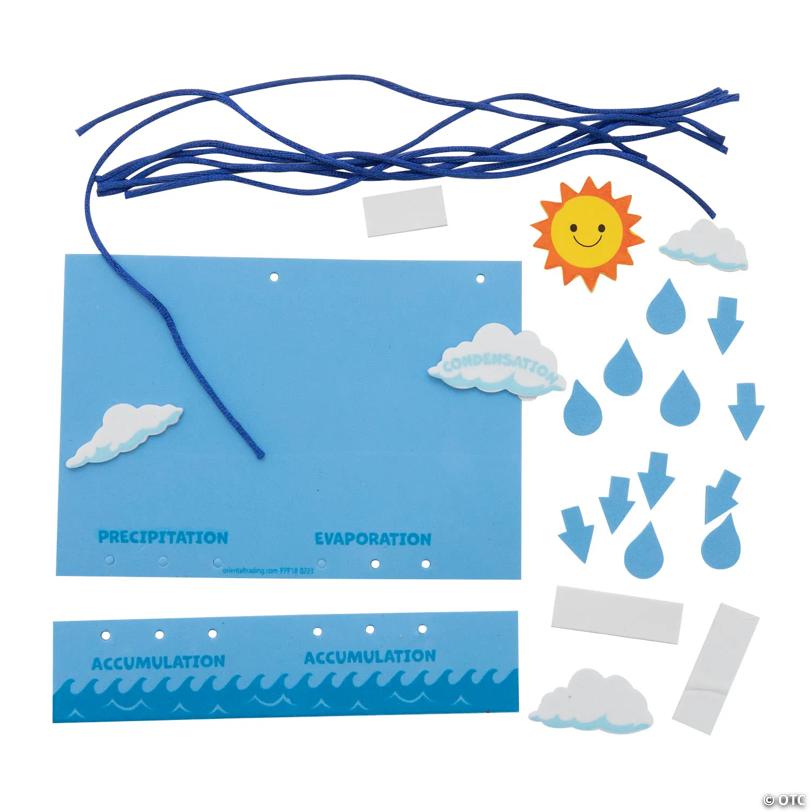 Water Cycle Windsock Craft Kit - Makes 12