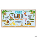 Wild About Jesus Bulletin Board Set - 67 Pc.