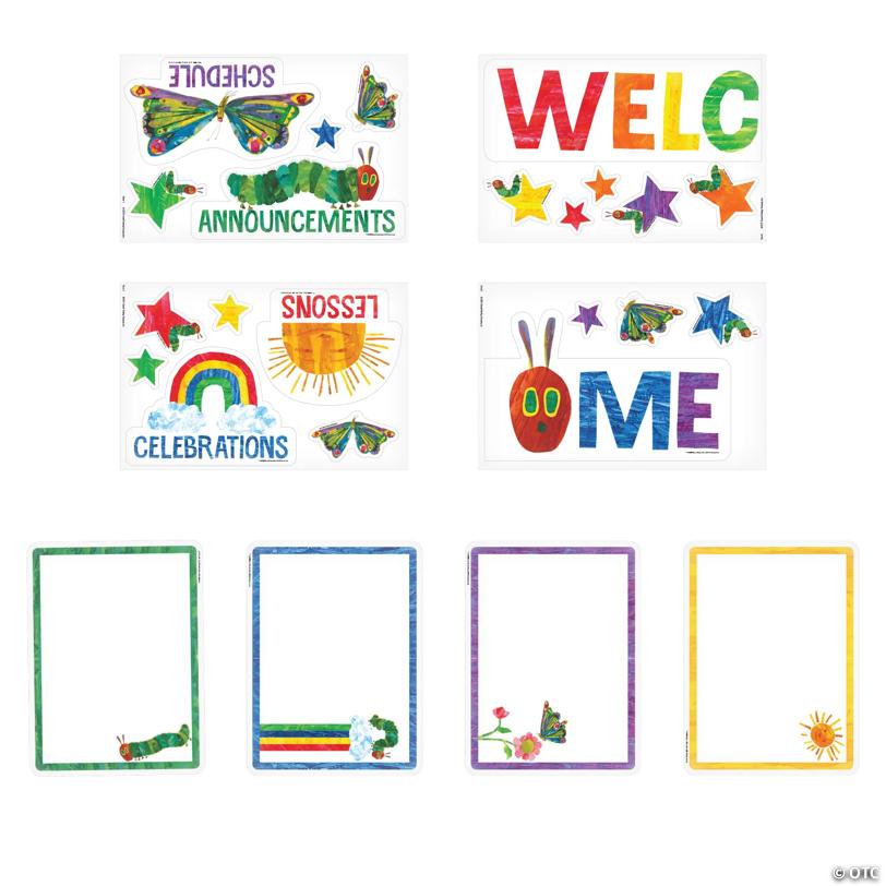 World of Eric Carle Preschool News Cardstock Bulletin Board Decorating Set - 23 Pc.