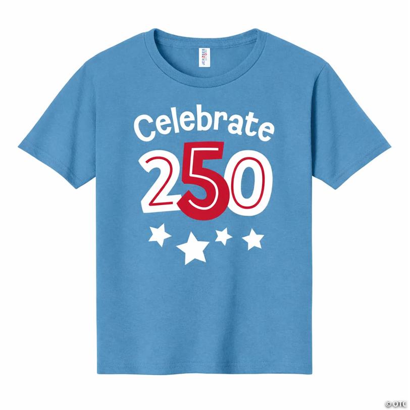 Youth Celebrate 250 Blue T-Shirt