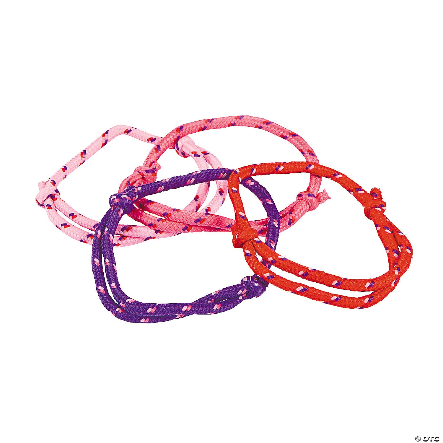 Bulk 72 Pc. Valentine Friendship Rope Bracelets