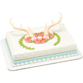 DEER ANTLERS CREATIONS Cake Topper for Birthdays and Parties 2-Pc