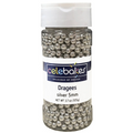 Celebakes Silver Dragees, 3.7 oz. Sprinkles 5mm | Elite Festo