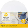 Wilton 6-Inch Round Cake Boards, 10-Count