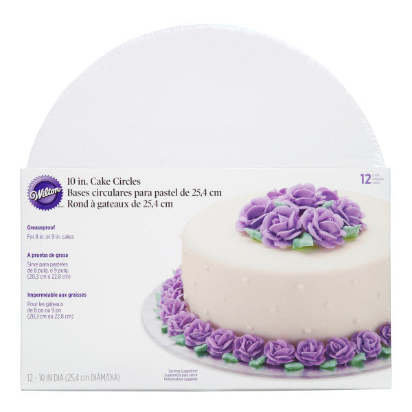 Wilton Cake Boards, Set of 12 Round Cake Boards for 10-Inch Cakes